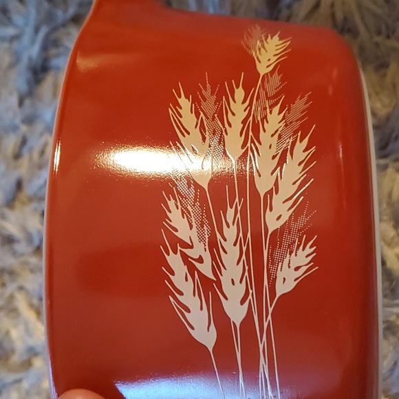 Vintage Pyrex Corning Automn harvest wheat casserole dish 2.5L - Picture 4 of 9